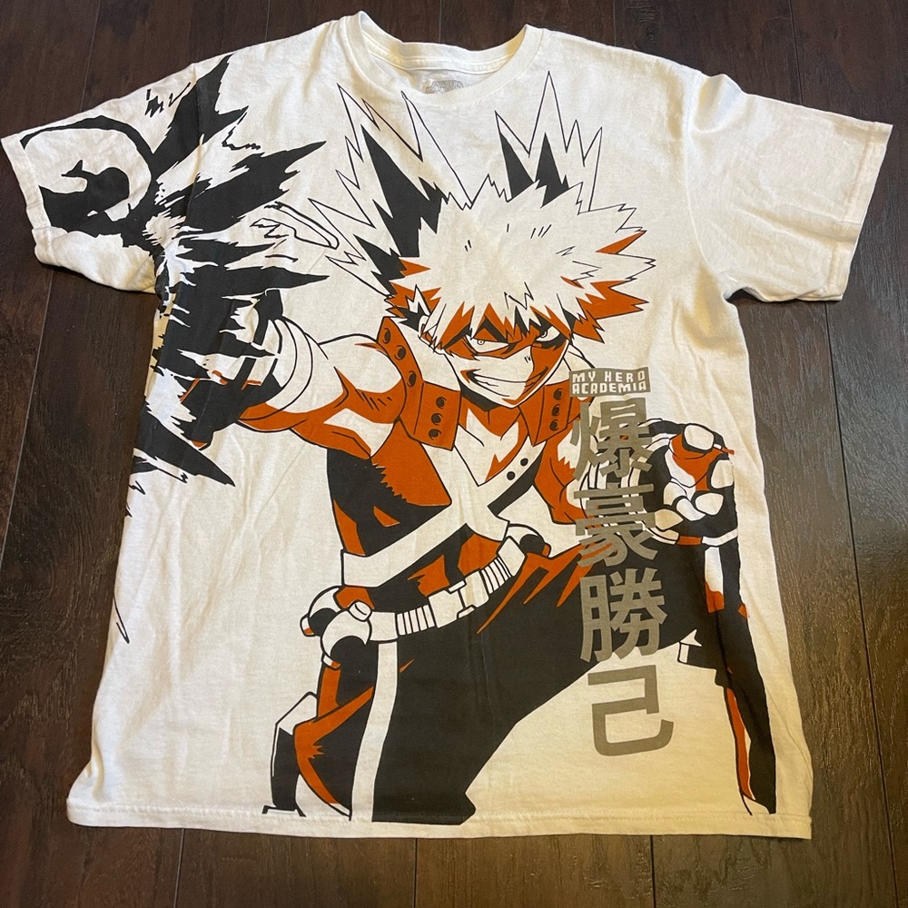 My Hero Academia Bakugo All Over Print T-Shirt Size M